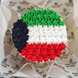 ميني كيك علم الكويت